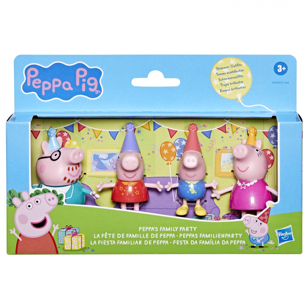 PEPPA PIG SET FIGURINE PETRECERE IN FAMILIA PIG [2]