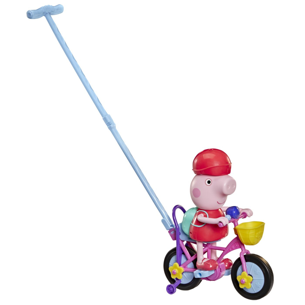 PEPPA PIG SET GATA DE PEDALAT PAPUSA PEPPA CU BICICLETA SI ACCESORII [9]
