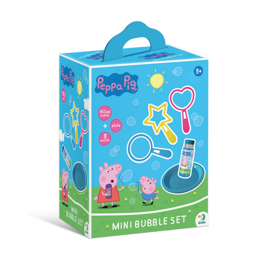 Peppa Pig ,   Set mini baloane de sapun, 150 ml