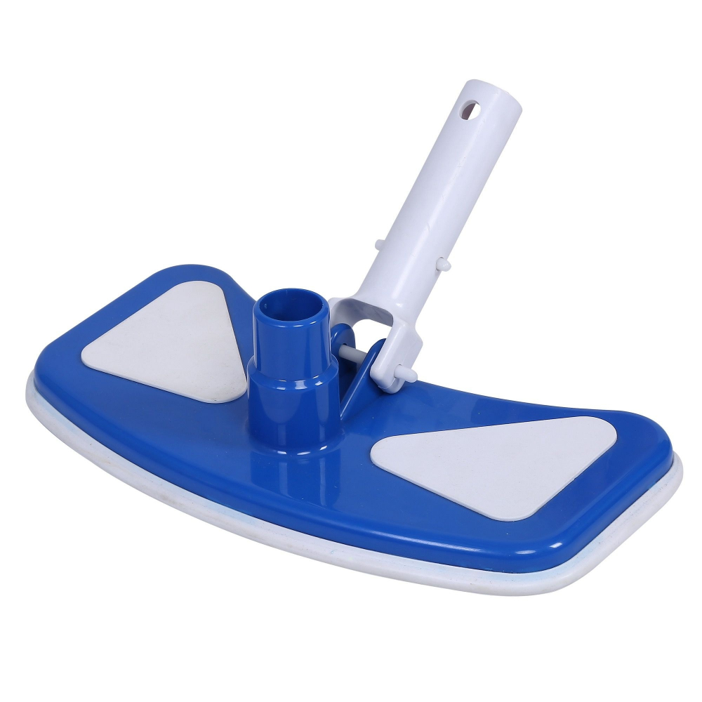 Perie pentru aspirator piscina, plastic,alb-albastra, 29 cm