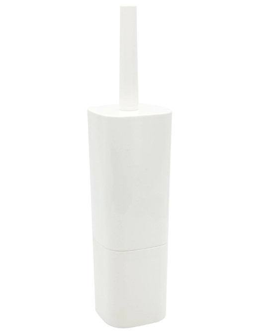 Perie pentru wc ,plastic, alb,38 cm