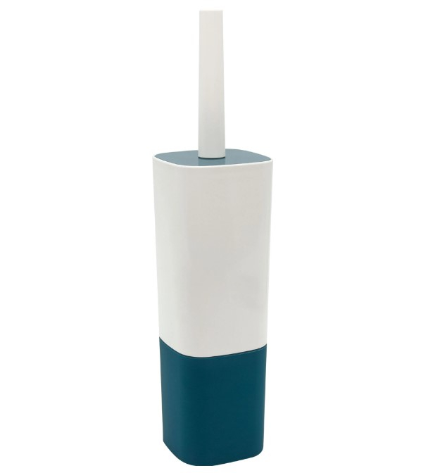 Perie pentru wc ,plastic,albastru, 38 cm