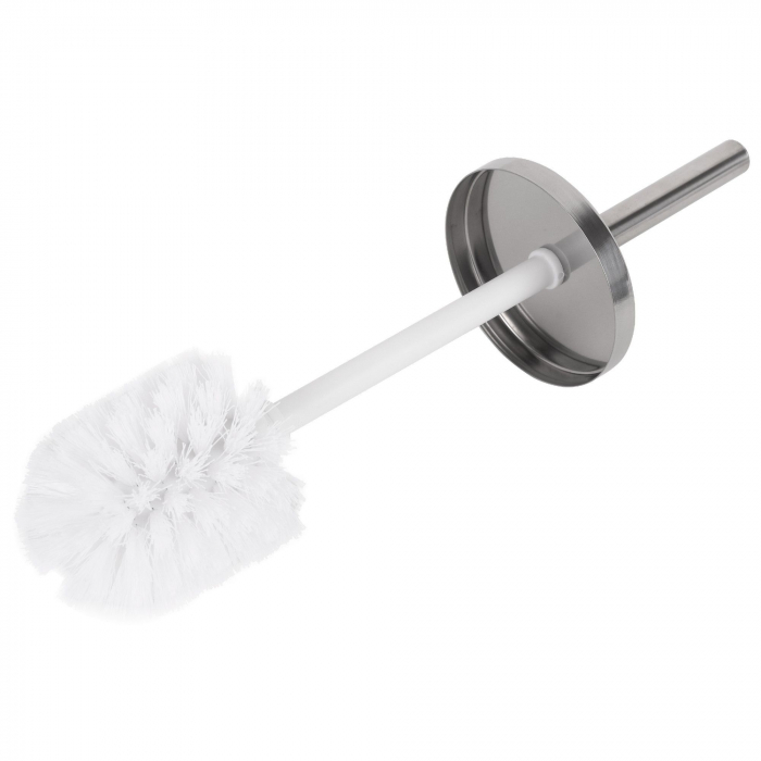 Perie WC cu suport hartie igienica din inox [5]