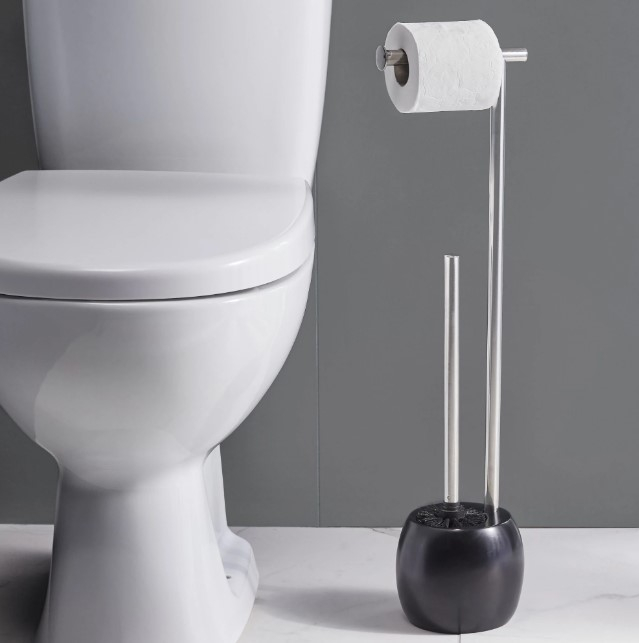 Perie WC cu suport hartie igienica [2]