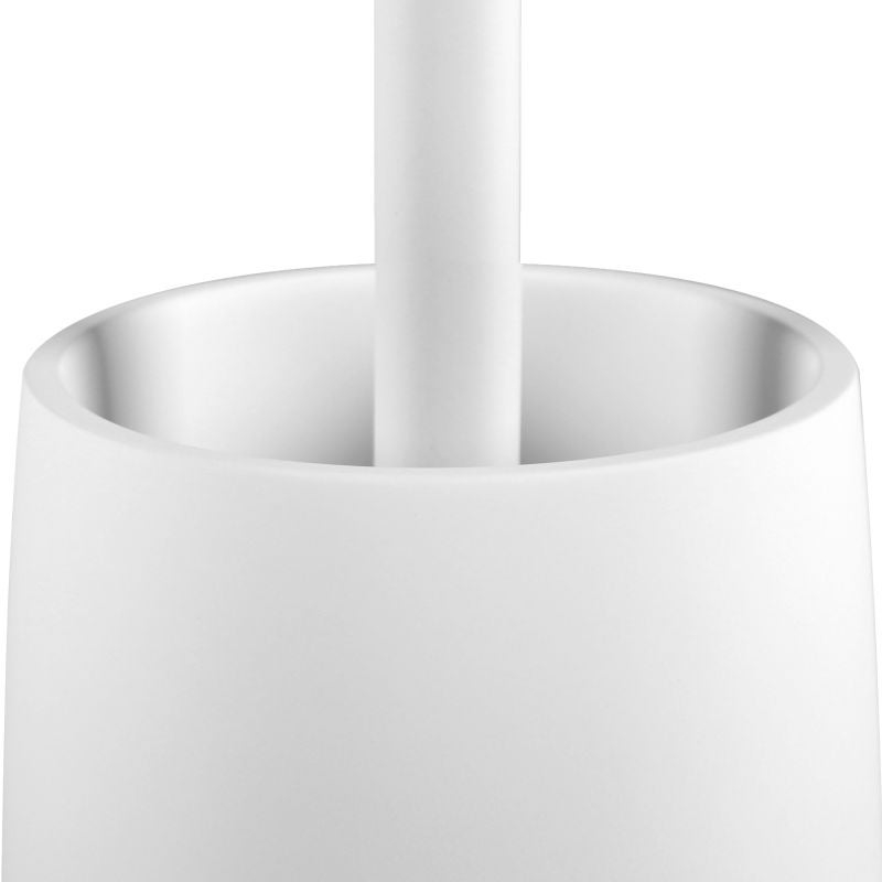 Perie WC din rasina, alb, 10x39 cm [2]