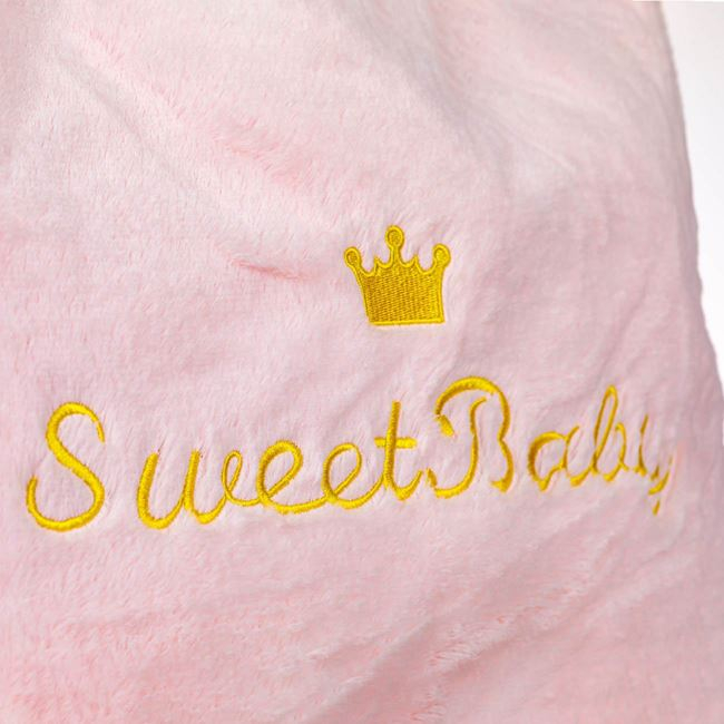Perna decorativa pentru copii sweet baby,roz,40x37 cm [3]