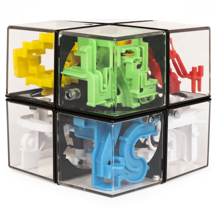 Perplexus hybrid cub rubik 2x2 cu 100 de obstacole [7]