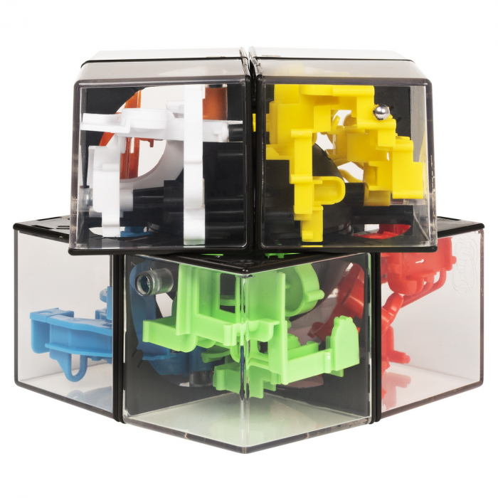 Perplexus hybrid cub rubik 2x2 cu 100 de obstacole [4]