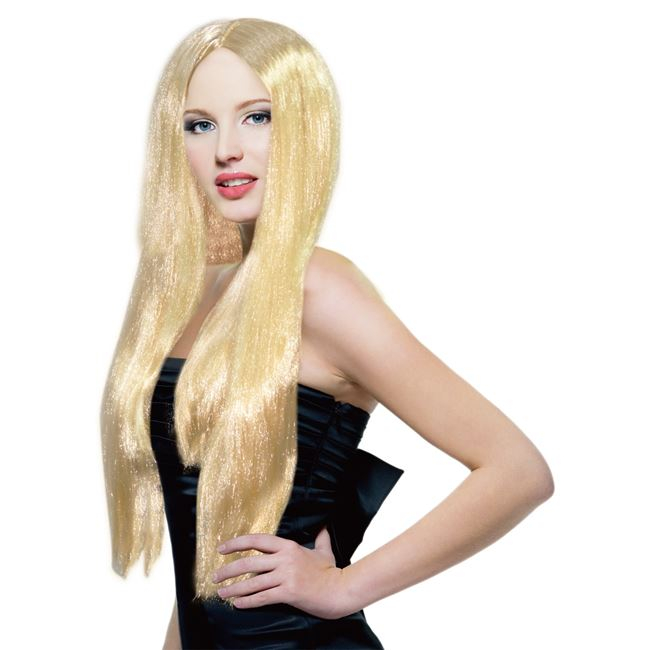 Peruca pentru par lung drept,blond