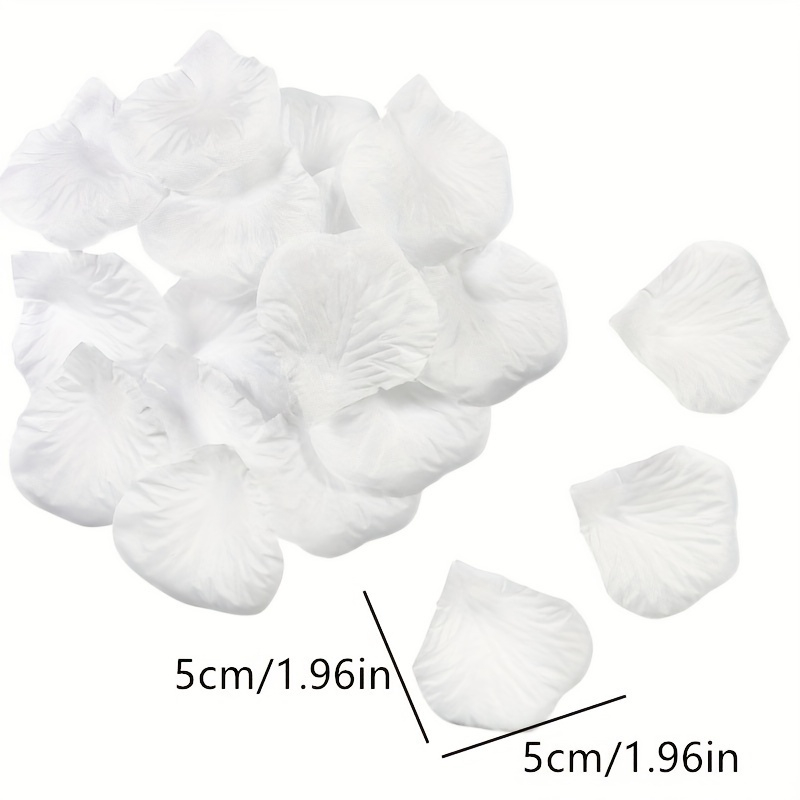 Petale artificiale de trandafir pentru activitati craft, diverse culori.100 piese, 5 cm [2]