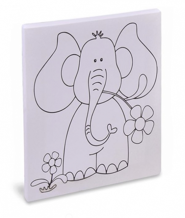Pictura pe panza (canvas) , micul elefantel