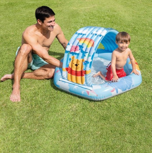 Piscina gonflabila pentru copii cu acoperis Winnie [2]