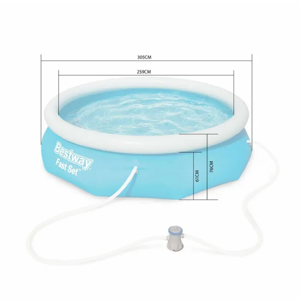 Piscina gonflabila cu pompa de filtrare inclusa,305x76 cm, 3800 litri [4]