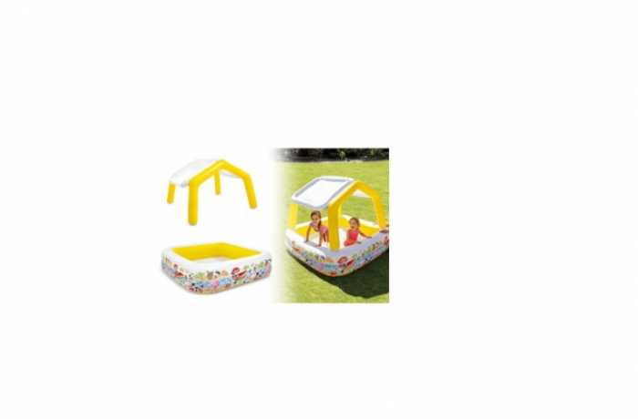 Piscina Sun Shade gonflabila pentru copii cu acoperis detasabil [2]