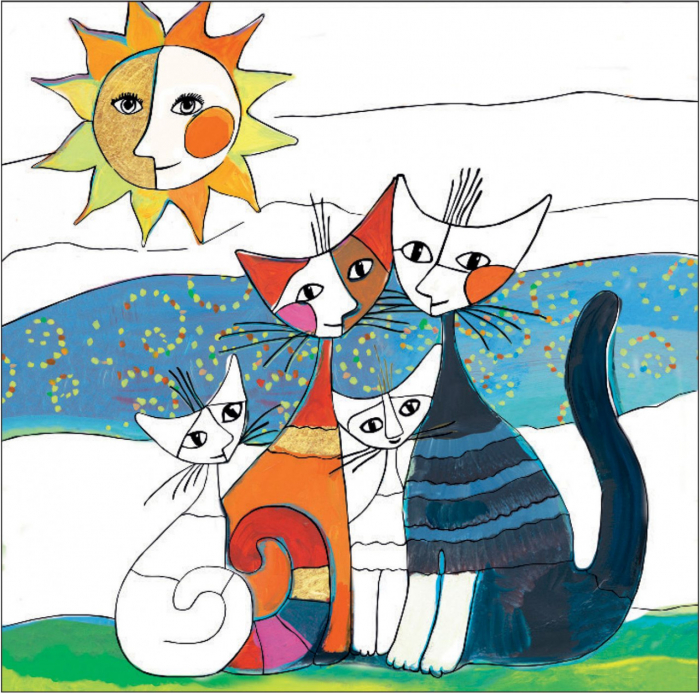 Pisici Rosina W de colorat [2]