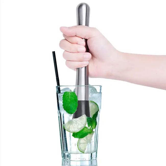 Pistil metalic pentru cocktail,inox,argintiu, 20 cm [2]