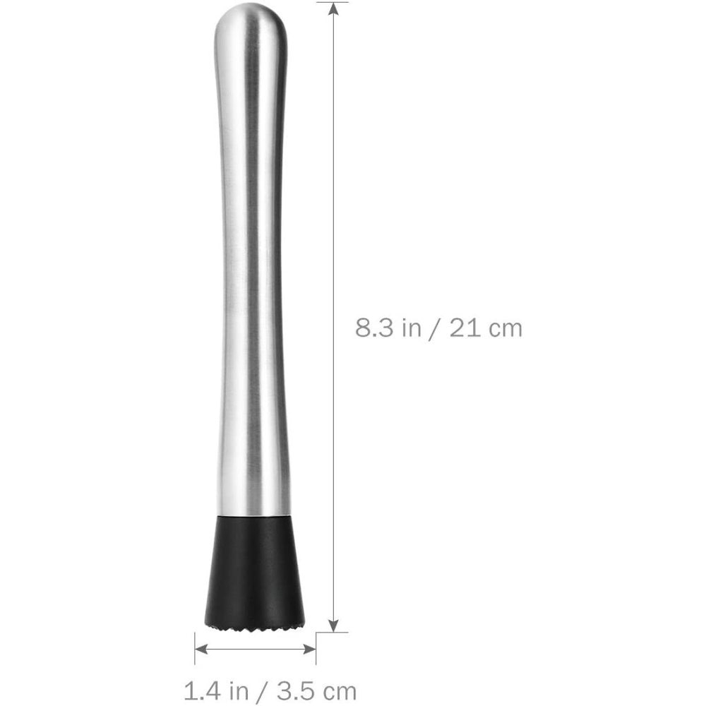 Pistil pentru cocktail cu maner metalic, 20 cm [4]