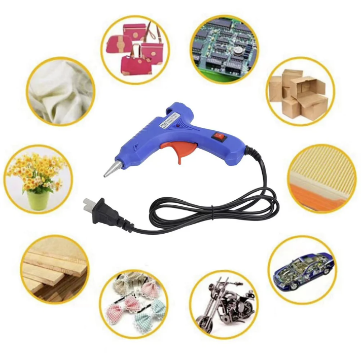 Pistol lipire la cald cu baton silicon 7-8 mm,preincalzire la cald, 20W [3]