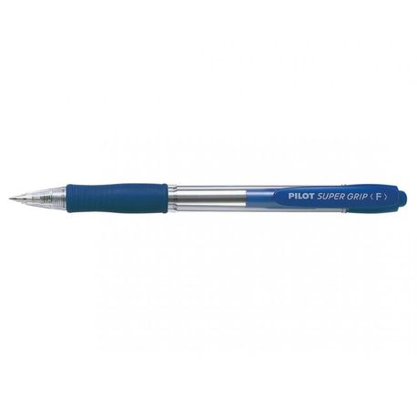 Pix cu bila Super Grip Pilot 0.7 mm varf mediu Pix cu bila Pilot Super Grip 0.7 mm albastru