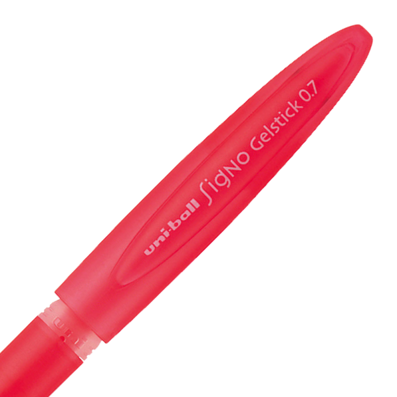 Pix cu gel Uni-ball Signo GelStick UM-170, 0.7mm, cu capac, scris rosu [2]