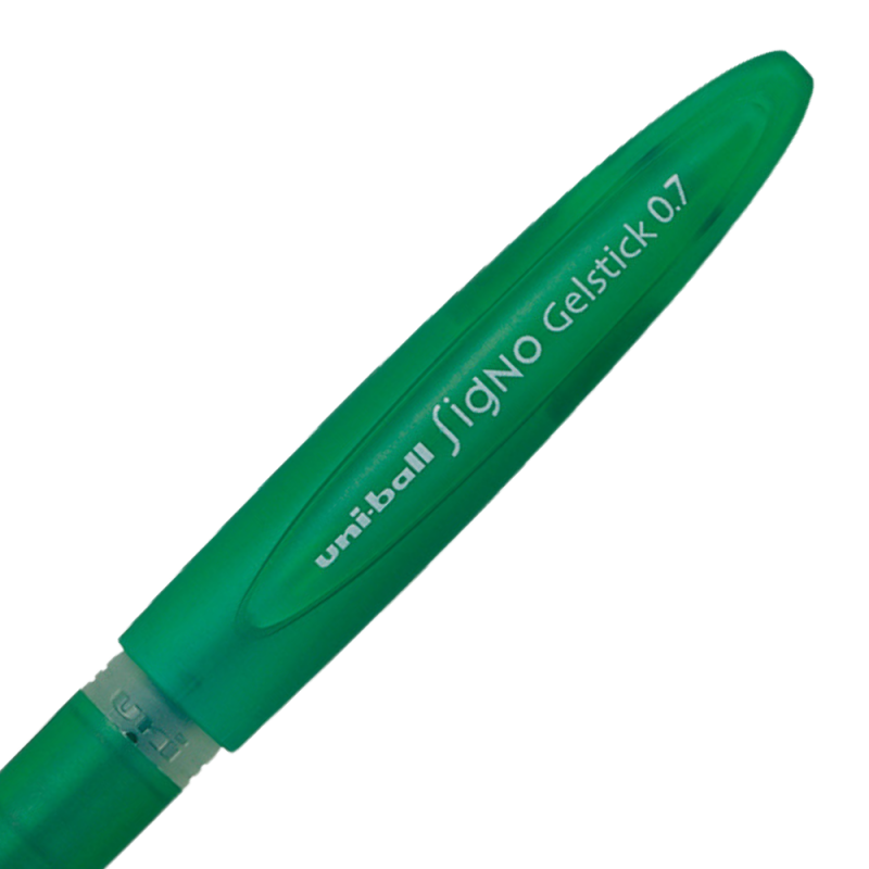 Pix cu gel Uni-ball Signo GelStick UM-170, 0.7mm, cu capac,scris verde [2]