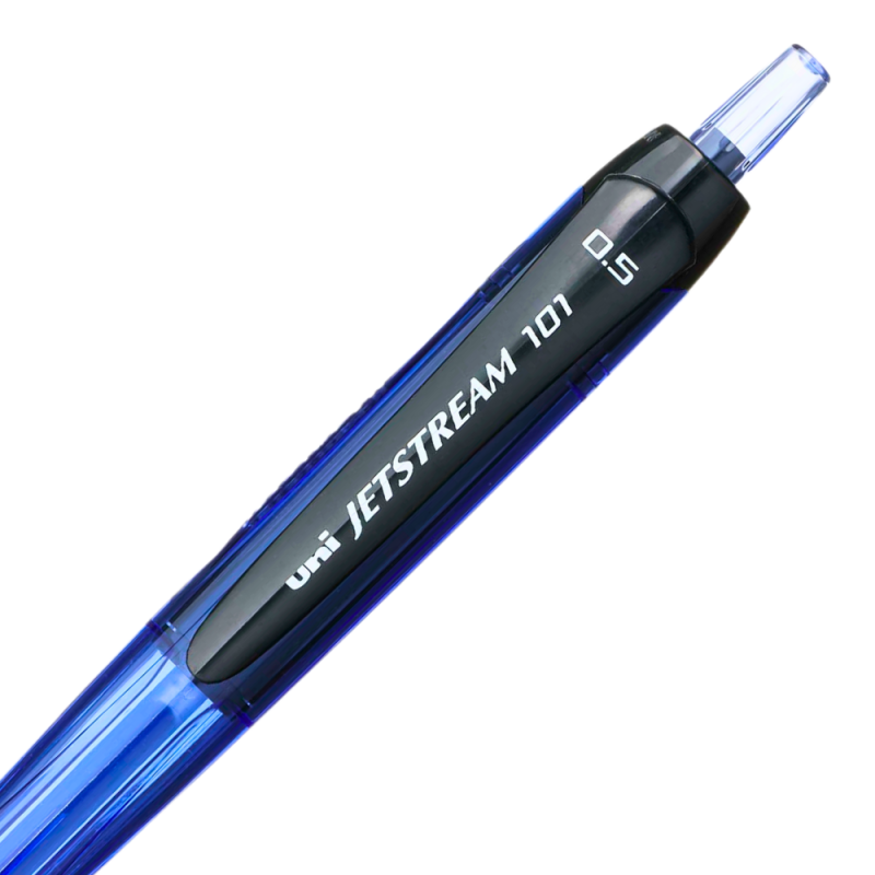 Pix Jetstream Uni-ball SXN-101, 0.5mm, cu mecanism,scris albastru, grip cauciucat [2]