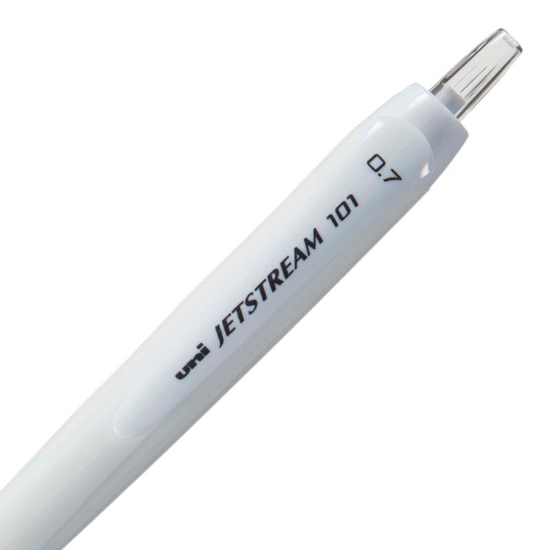 Pix Jetstream Uni-ball SXN-101, 0.7 mm, cu mecanism,scris alb, grip cauciucat [2]