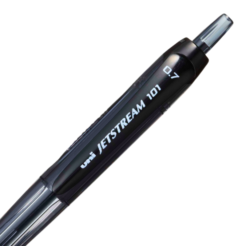 Pix Jetstream Uni-ball SXN-101, 0.7 mm, cu mecanism,scris negru, grip cauciucat [2]