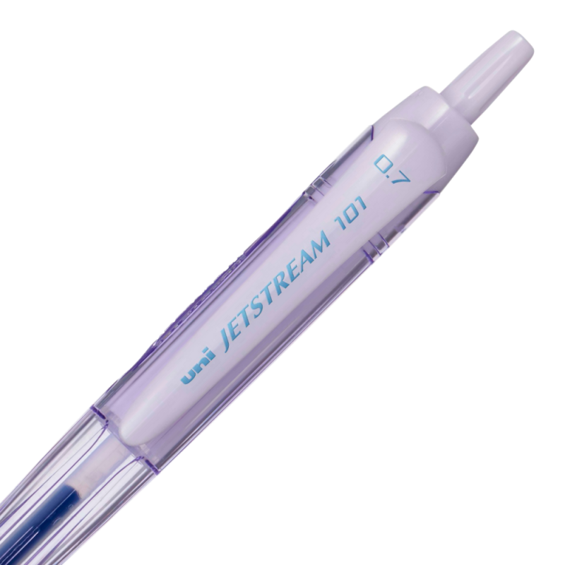 Pix Jetstream Uni-ball SXN-101FL, 0.7mm,cu mecanism, grip cauciucat, lavender,scris albastru [2]