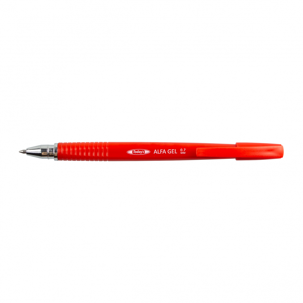 Pix TODAYS ALFA ROLLER GEL, roșu, 0.7 mm, scriere fină [2]