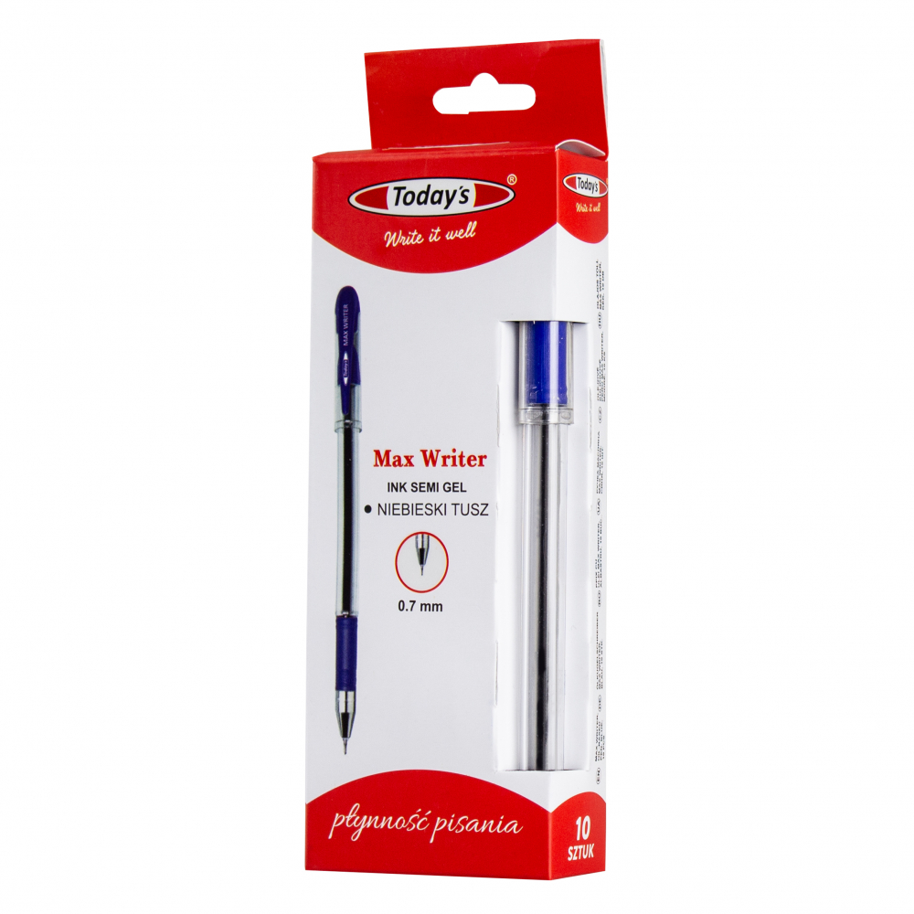 Pix TODAYS MAX WRITER semigel, albastru, 0.7 mm [4]