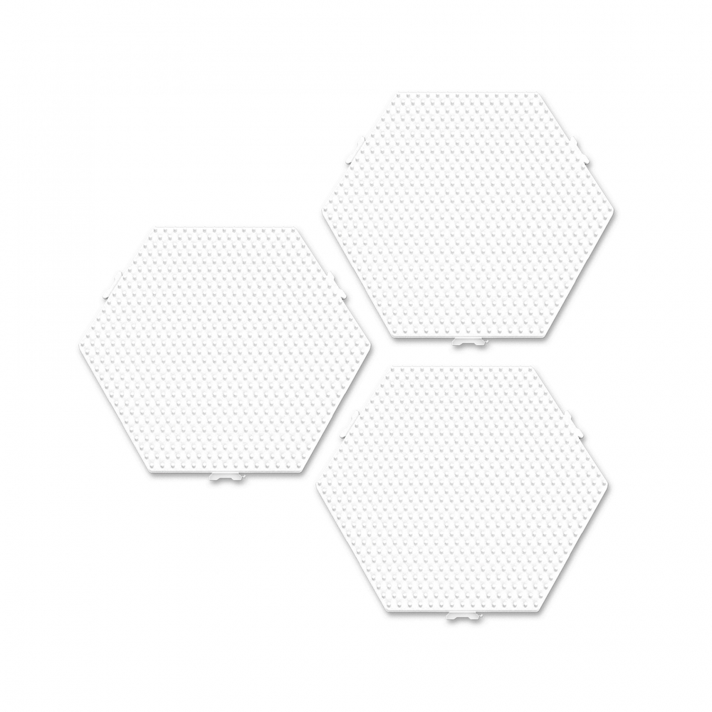Placa hexagonala pentru margelele de calcat Beedz - 3 bucati/set [2]