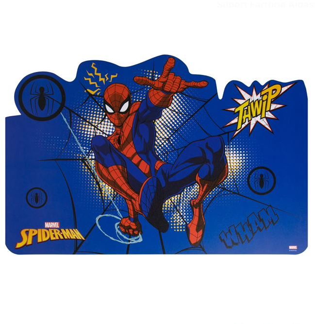 Plansa pentru plastilina si protectie masa, tip A3, plastic, imprimeu Spiderman, 43x28 cm