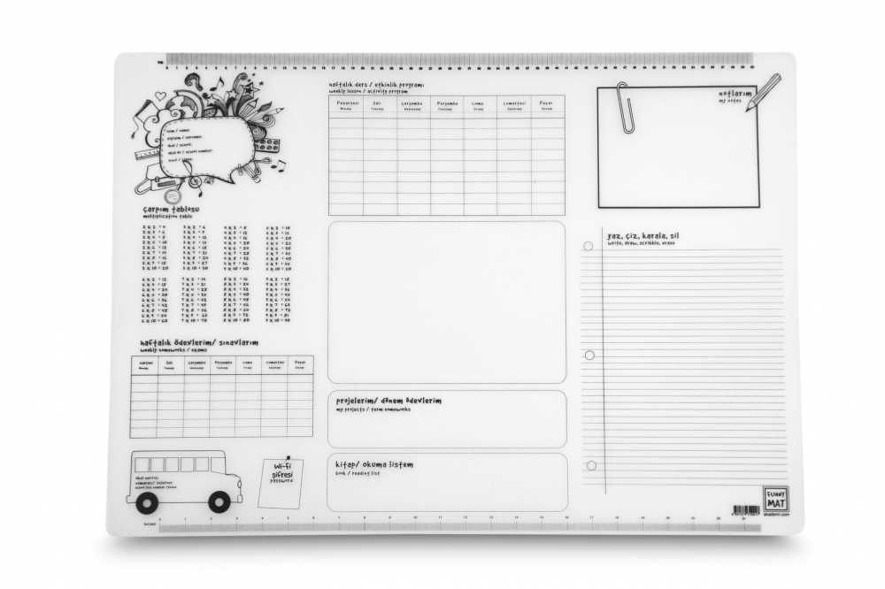 Planșă Reutilizabilă de Colorat – Planificarea Sarcinilor Zilnice – 68 × 48 cm [3]