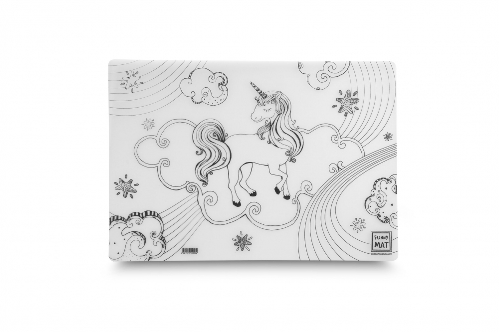 Plansa reutilizabila Funny Mat pentru colorat model Unicorn, 48x33.5 cm [3]