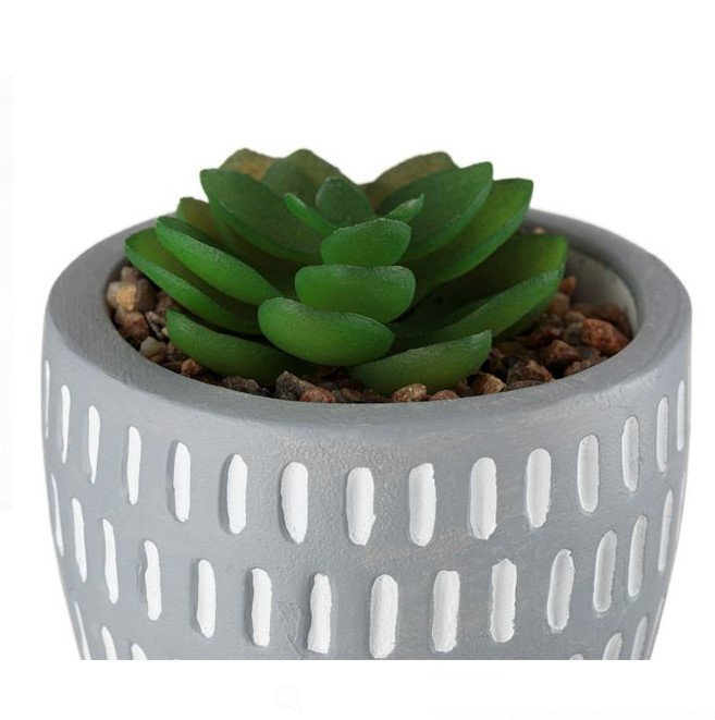 Planta decorativa artificiala in ghiveci ceramic [2]