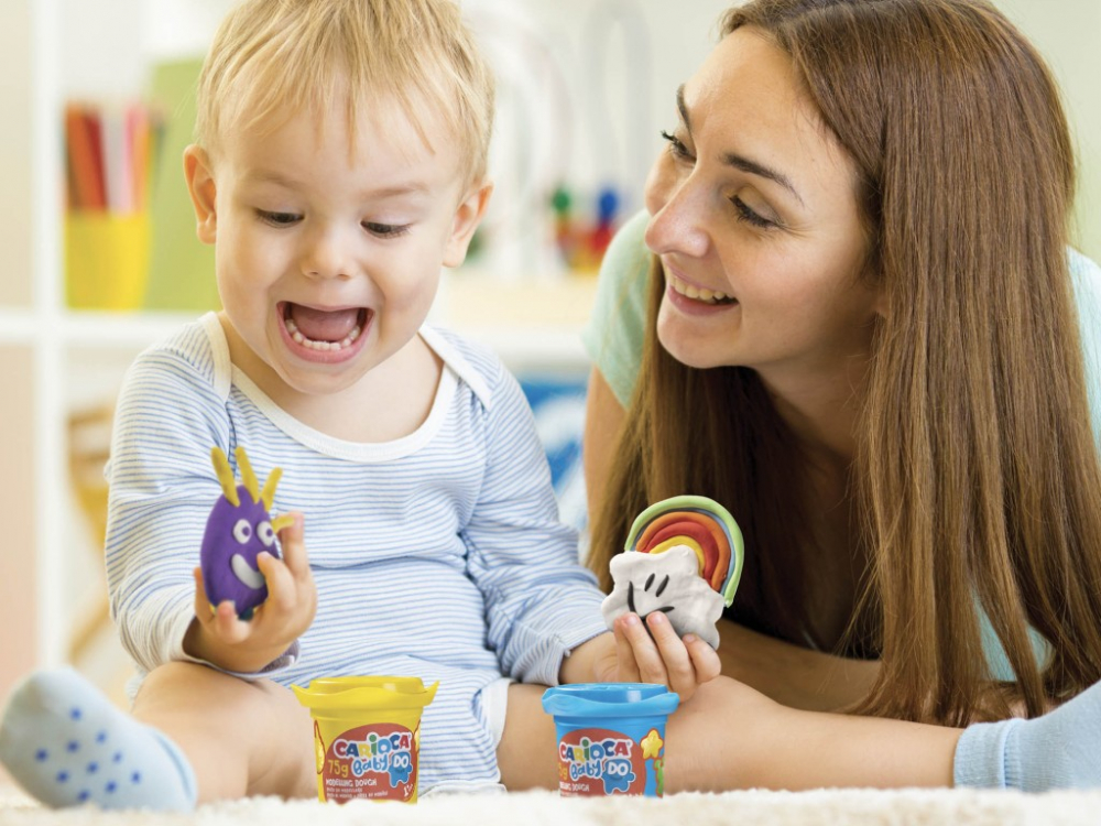 Plastilină Baby Dough pentru copii, set 8 culorix75 gr,+1 an [3]