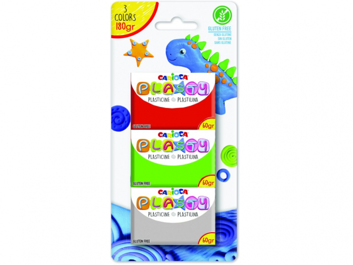 PlastilinÄƒ Carioca Plasty 3/set [2]