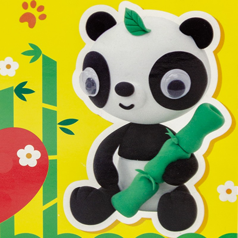 Plastilina iClay MiniClay ursulet panda,30 grame [2]