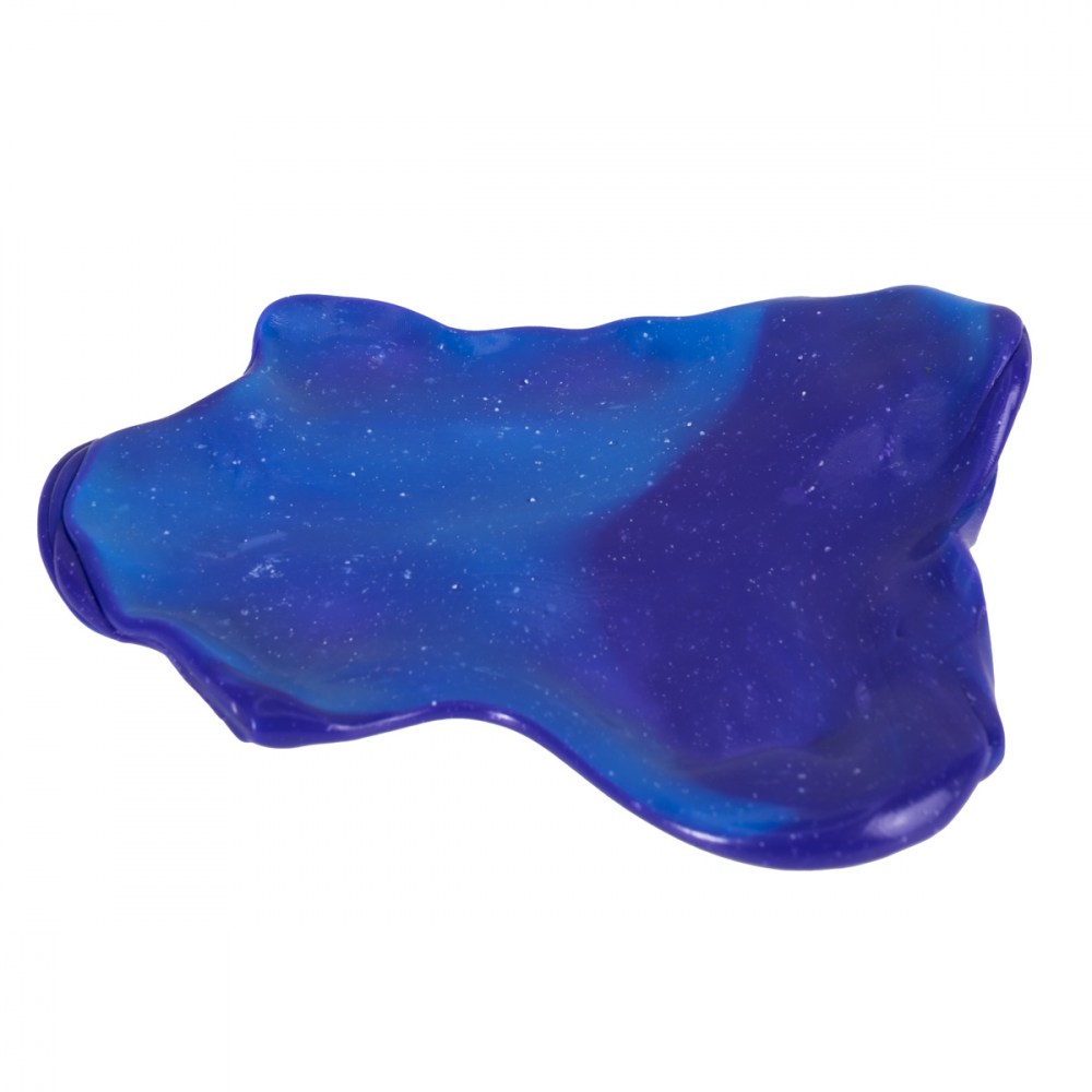 Plastilina magica Strigo in cutie metalica, Violet-Albastru [2]