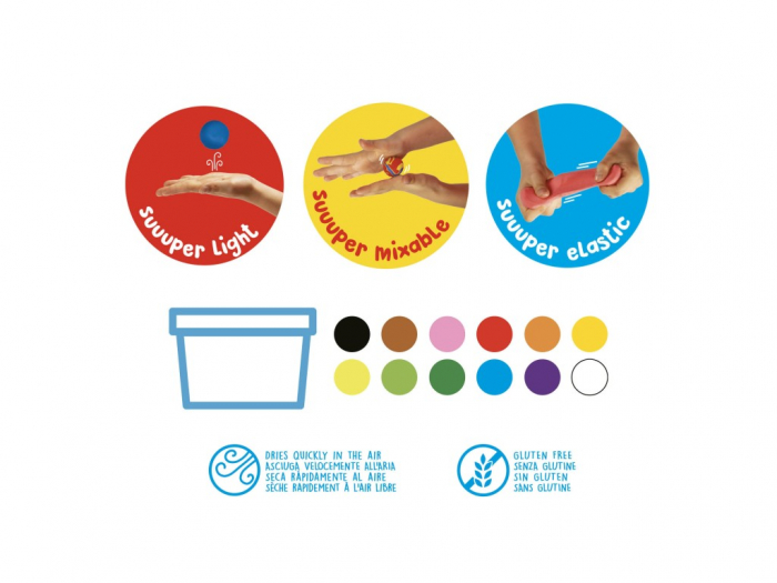 Plastilină ModeLight Maxi PlayBox Carioca [3]
