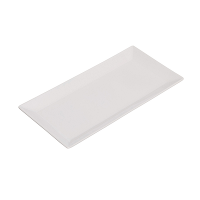 Platou dreptunghiular pentru servire,ceramica,alb 30x15 cm [2]