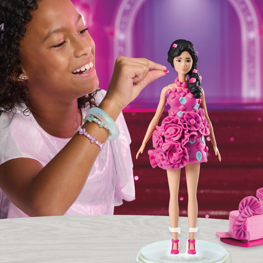 PLAY DOH BARBIE SET CREATII VESTIMENTARE PIETRE PRETIOASE SI PANGLICI [5]