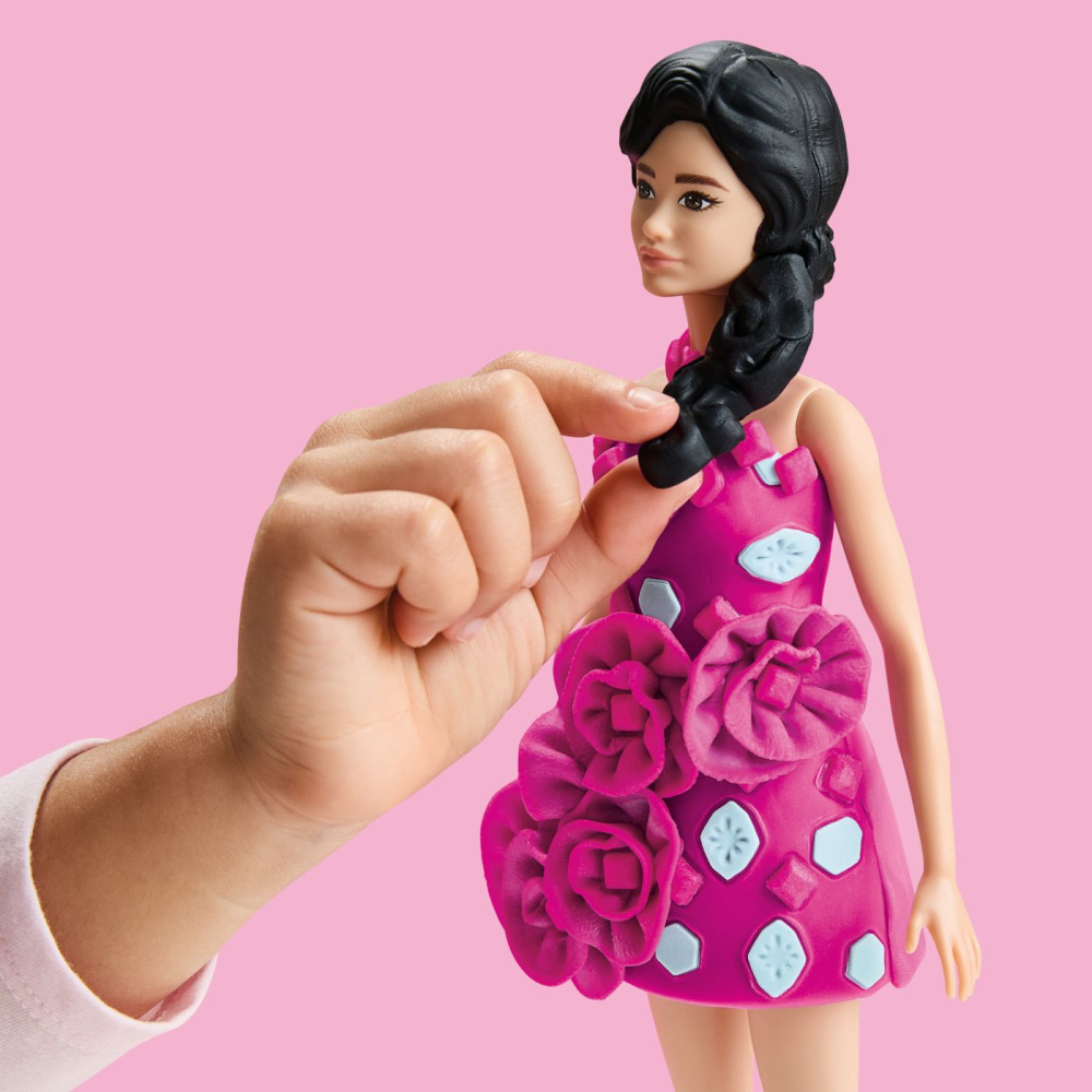 PLAY DOH BARBIE SET CREATII VESTIMENTARE PIETRE PRETIOASE SI PANGLICI [9]