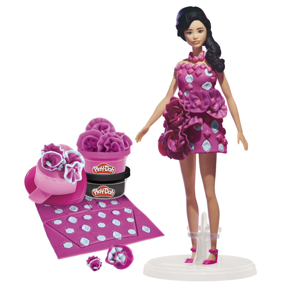 PLAY DOH BARBIE SET CREATII VESTIMENTARE PIETRE PRETIOASE SI PANGLICI [2]