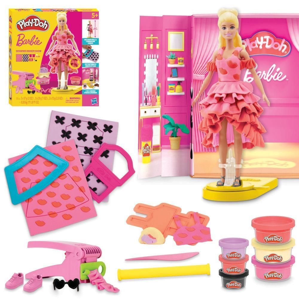 PLAY DOH BARBIE SET PLASTELINA PREZENTARE DE MODA A DESIGNERILOR [2]
