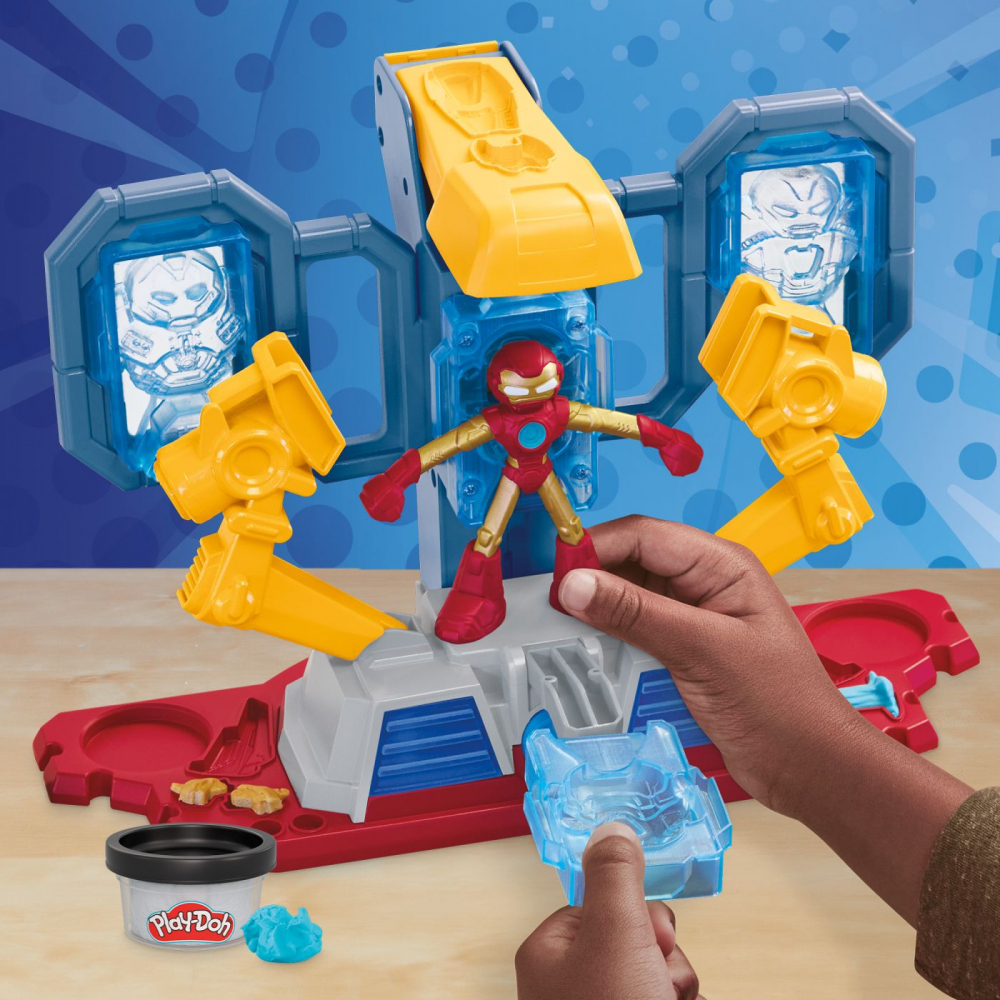 PLAY DOH IRON MAN LABORATORUL DE ARMURA [4]