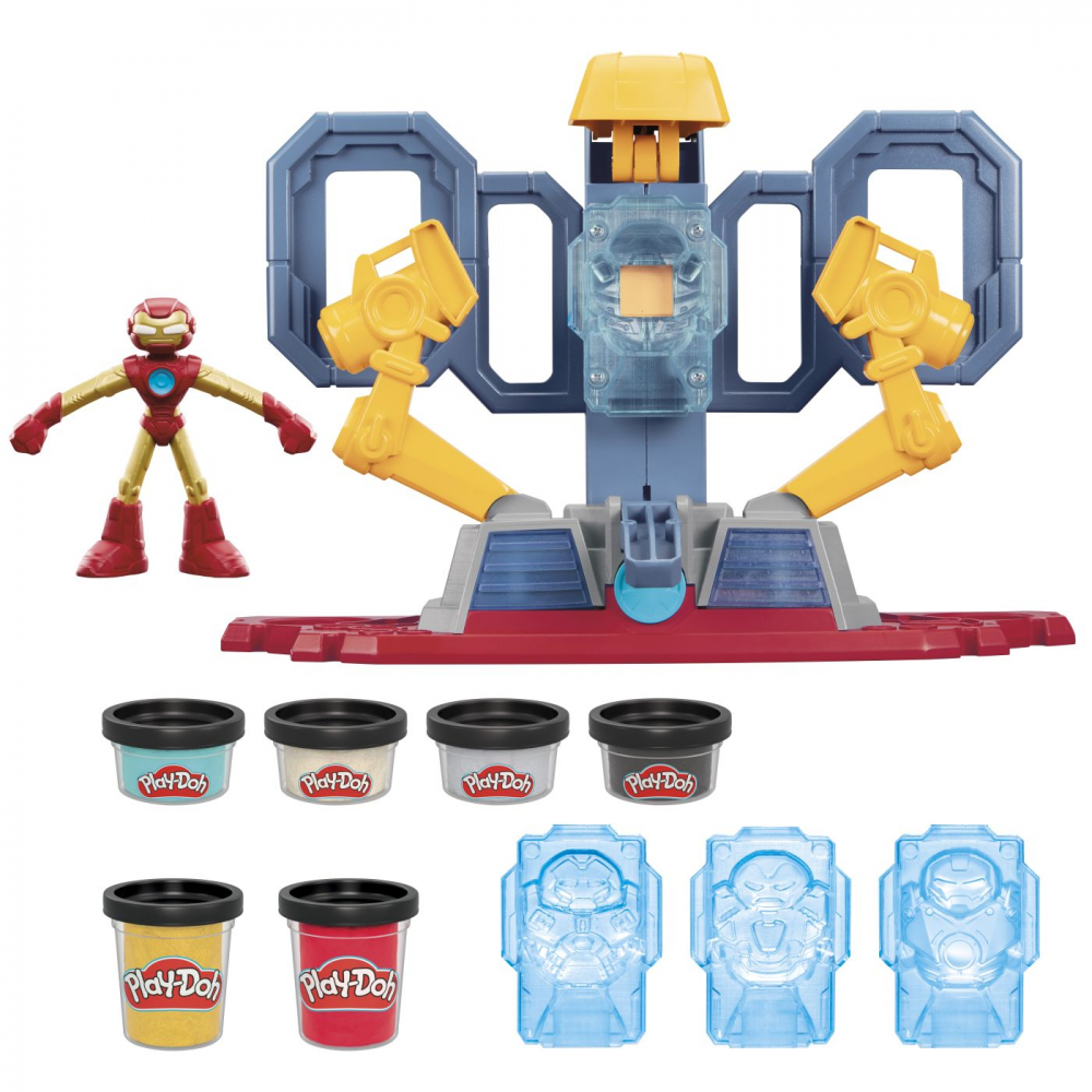 PLAY DOH IRON MAN LABORATORUL DE ARMURA [2]