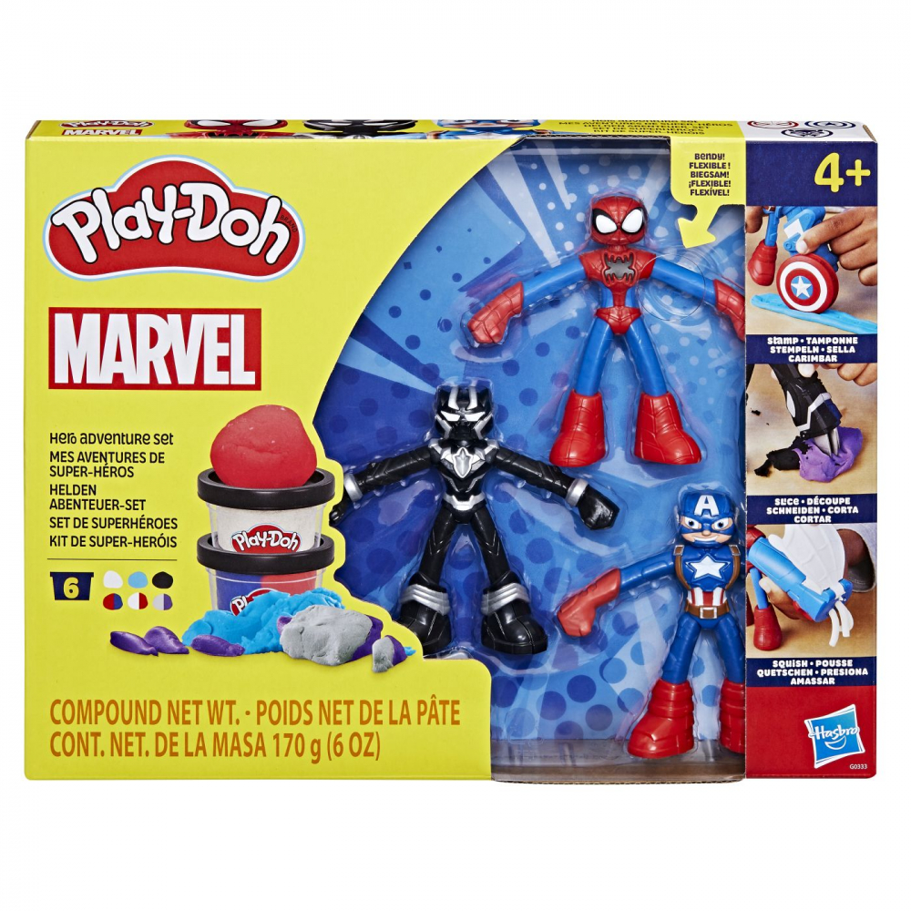 PLAY DOH MARVEL SET 3 EROI IN ACTIUNE SI ACCESORII [1]