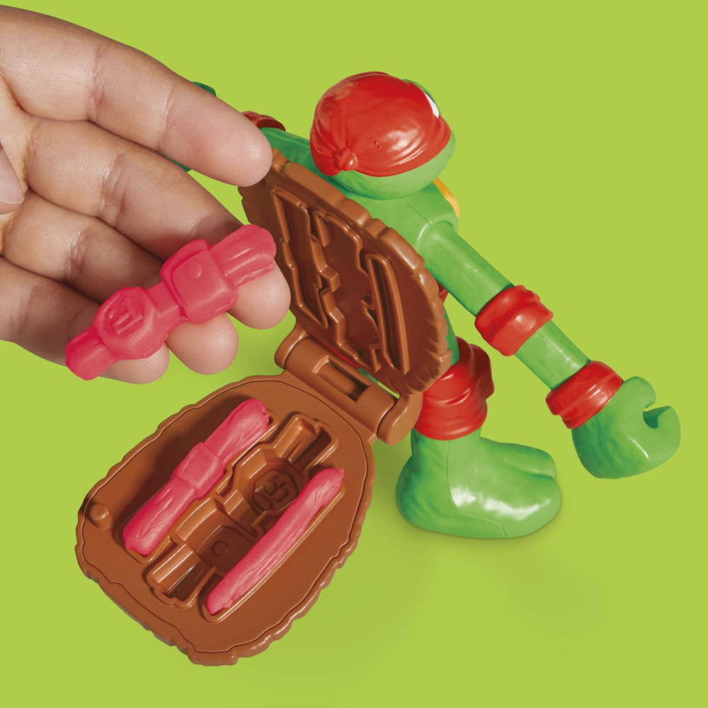 PLAY DOH POVESTIRI CU TESTOASE NINJA ADOLESCENTE MUTANTE SET PLASTELINA CREATII COWABUNGA [5]